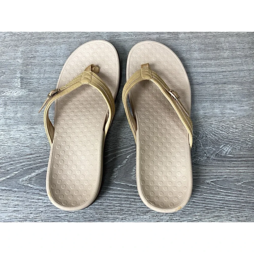 Vionic Patty Yellow Flip Flop Sandals Womens Size 11 TVW5409